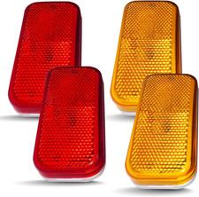 Luz incandescente oem de 12v para remolque ambar y rojo paquete de 4 unidades