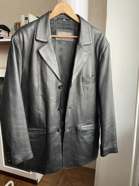 Women Ben Sherman Jacket Black Leather L