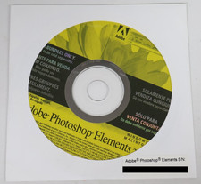 Nice Used Adobe Photoshop Elements 2.0. Vintage Image Editing Software W/ Code