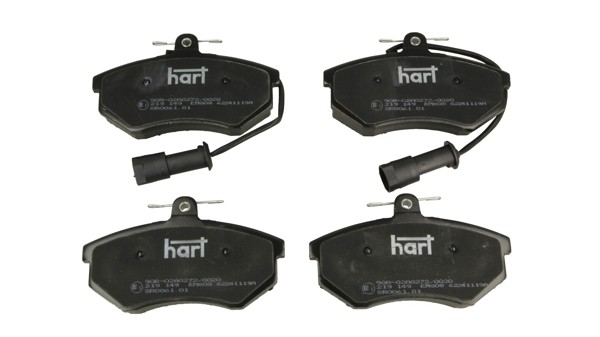 Vorderachse Hart 219 149 Bremsbelagsatz, Scheibenbremse FüR Audi-image
