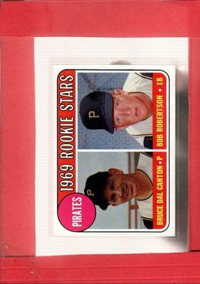 1969 Topps #468a Bruce Dal Canton/Bob Robertson EX Excellent RC Rookie  ID:75281