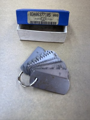 Fuji Tool Gear Tooth Gage Mp-S14, 13 Leaves gear Identification tool