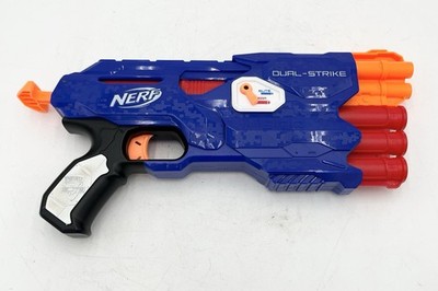 Nerf N-Strike Elite MEGA Dual-Strike Blaster No Darts- Tested - WORKS