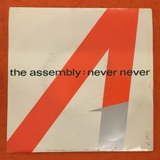 Assembly- Never Never- Mute Records 7” 1983 Vincent Clark - Fergal Sharkey