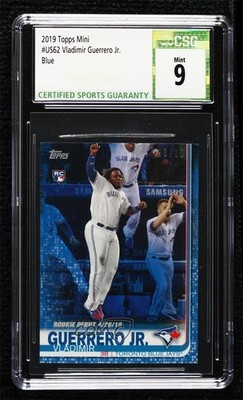 2019 Topps Mini Debut Blue 3/10 Vladimir Guerrero Jr #US62 Rookie RC 05pr
