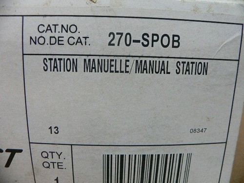 Ge Est 270-Spob Manual Pull Station Fire - Picture 3 of 3