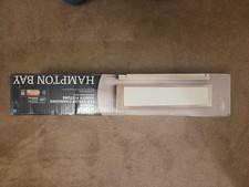 Hampton Bay Woodbury 24.6 in 1-Light Brushed Nickel LED Bathroom Vanity Light