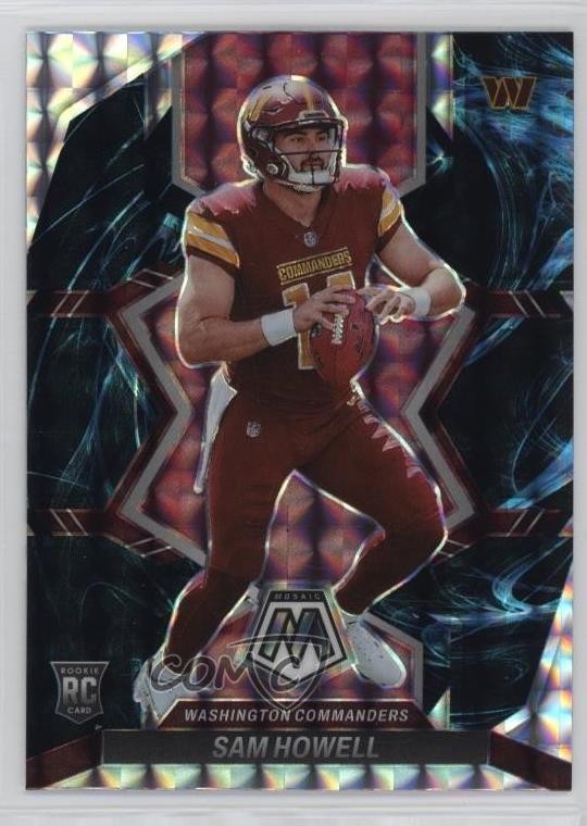2022 Panini Mosaic Rookies Genesis Mosaic Prizm Sam Howell #305 Rookie RC 4b6