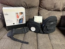 TushBaby Strapless Hip Seat Baby Carrier SAVE YOUR BACK Black