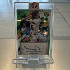 Topps Pristine Jacob Wilson Auto RC Green Pulsar /150 Athletics PA-JWI