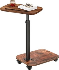 Sofá Bandeja TV Mesa Sofá 360° Altura Giratoria Ajustable Bandejas TV Comer en Sofá