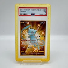 Mew 025/025 PSA 7 Pokémon Celebrations Secret Rare W/Guard