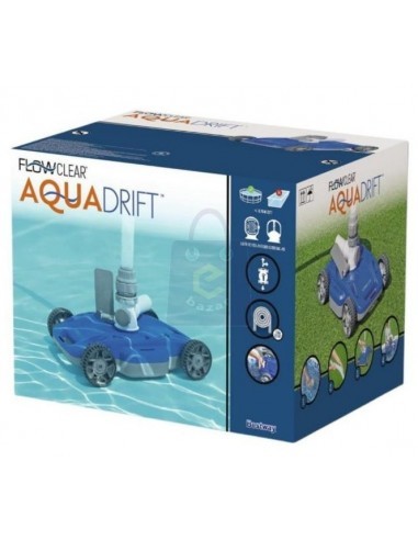 Robot BESTWAY pulitore automatico con ruote pulizia piscine fuori terra com
