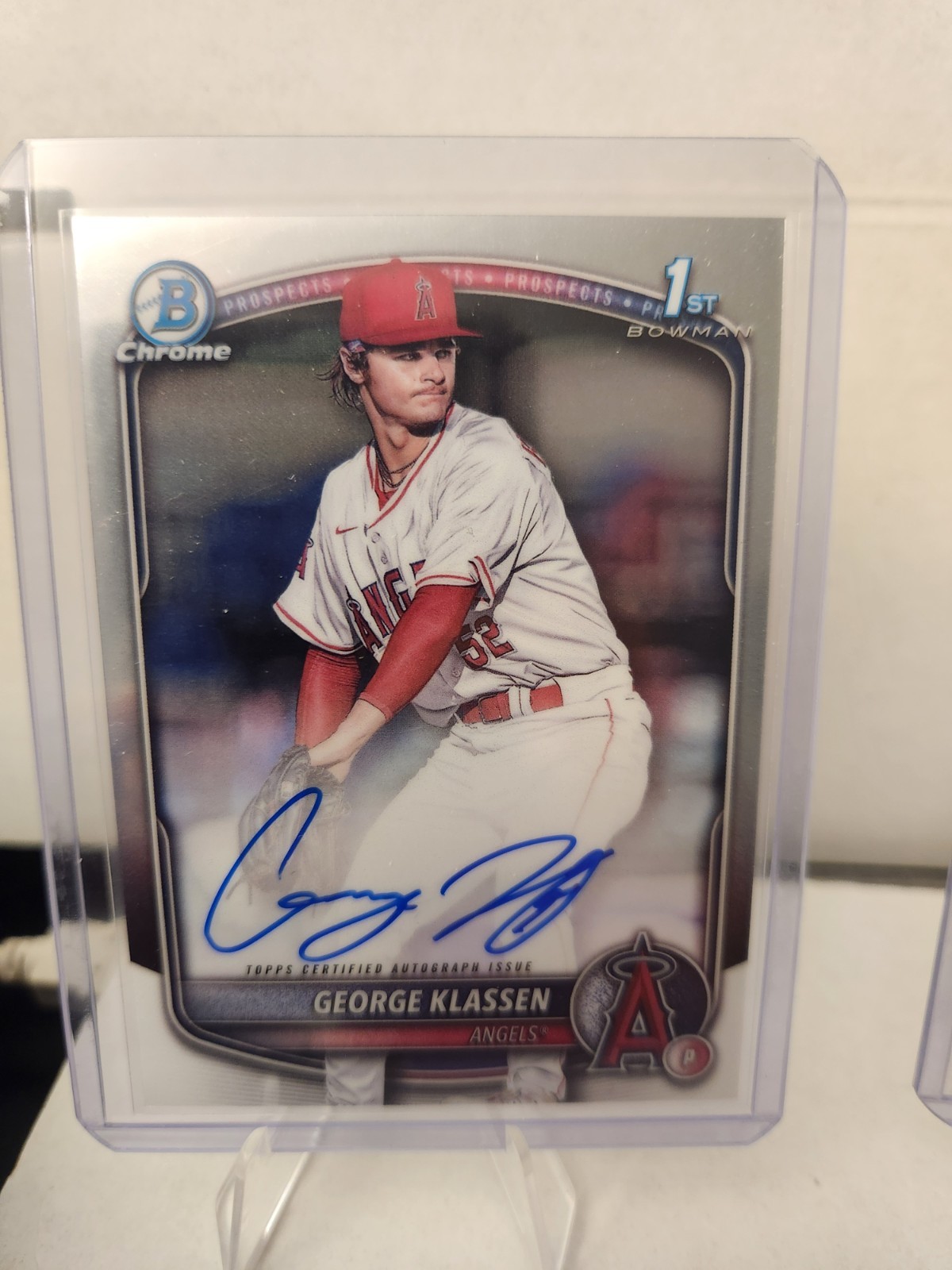 2025 Bowman - Chrome Prospect Autographs George Klassen #CPA-GK (AU, RC)