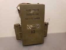 Vintage Military 612 ACOMS TELE/WIRE Maintenance Action Field Kit Test Box