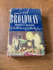Lord Broadway, Variety's Sime, by Dayton Stoddart 1941 hardcover edition