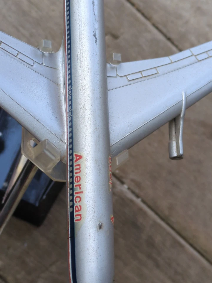 Aero Mini Japan Diecast American Boeing 707 Passenger Jet Liner Model Vintage - Image 3 of 4