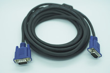 5m VGA Cable Male‑to‑Male – SVGA 15‑Pin PC Monitor Extension Lead for PC/LCD Mon