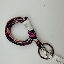 Vera Bradley Lanyard Lighten Up Twilight Paisley NWT