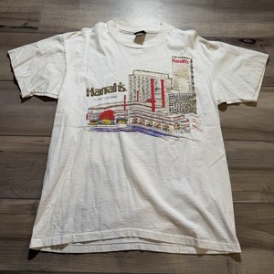Vintage Harrah's Las Vegas Casino T-Shirt Diamond Dust Large