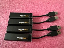 4@ Amazon Basics USB 3.0 to 10/100/1000 Gigabit Ethernet Internet Adapter, Black