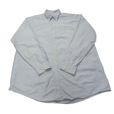 Chemise L.L. Bean bleue uni taille XL #125e - Photo 1/4