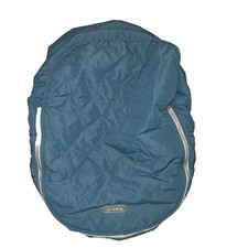 JJ Cole Fleece Lines Infant CAR Carrier Cover And Or Stroller Cover Teal USED