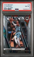 2020 PANINI MOSAIC WILL TO WIN #18 JA MORANT PSA 8