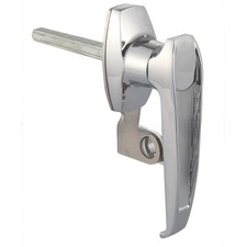 Zinc Alloy Electrical Cabinet Lock with Built in Padlock Slot 115 x 128 x 30 mm