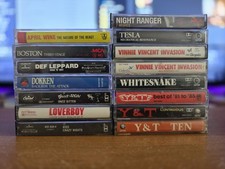 Nice Lot Of 15 Hard Rock  Metal Cassette Tapes