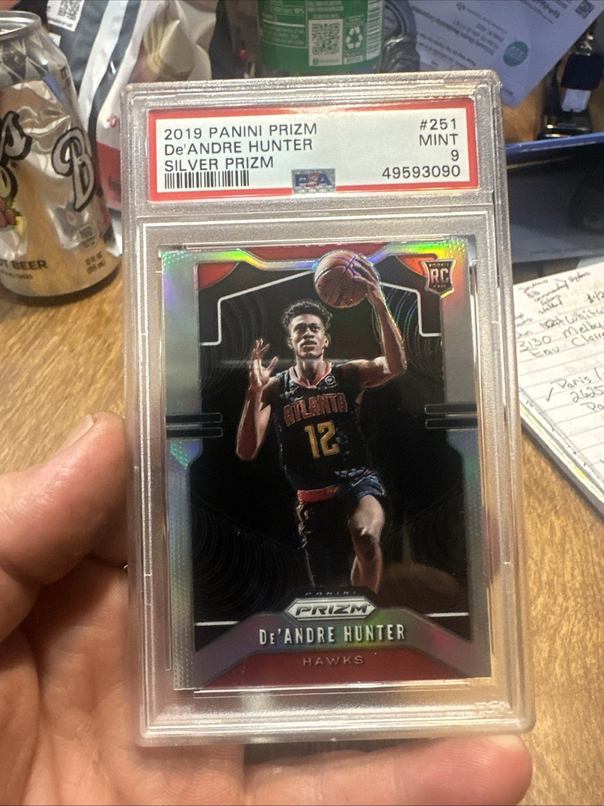 2019-20 Panini Prizm - Rookie De'Andre Hunter #251 Silver Prizm (RC)