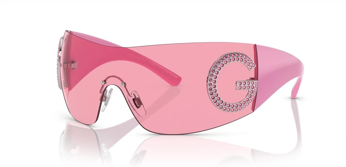 Dolce&Gabbana Pink Plastic Frame Sunglasses for Women for  display picture 3