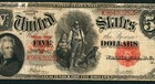 $5 1907 United States Note ** Legal Tender ** Woodchopper ** CURRENCY — photo 1
