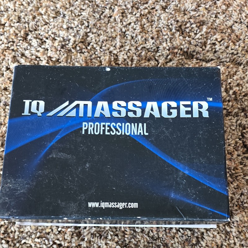 IQ Massager Professional Handheld TENS/EMS Unit Kit w/ Controller, Pads & Leads