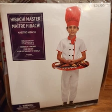 Princess Paradise Hibachi Chef Table Top Halloween Costume Child Size up to 12