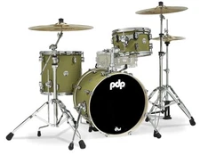 Pacific Drums & Percussion PDP Concept Maple Bop 3-Piece, Satin Olive Drum...