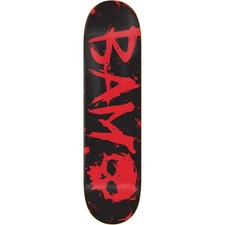 Zero Skateboard Deck Bam Margera Blood Text 8.25" x 31.9"