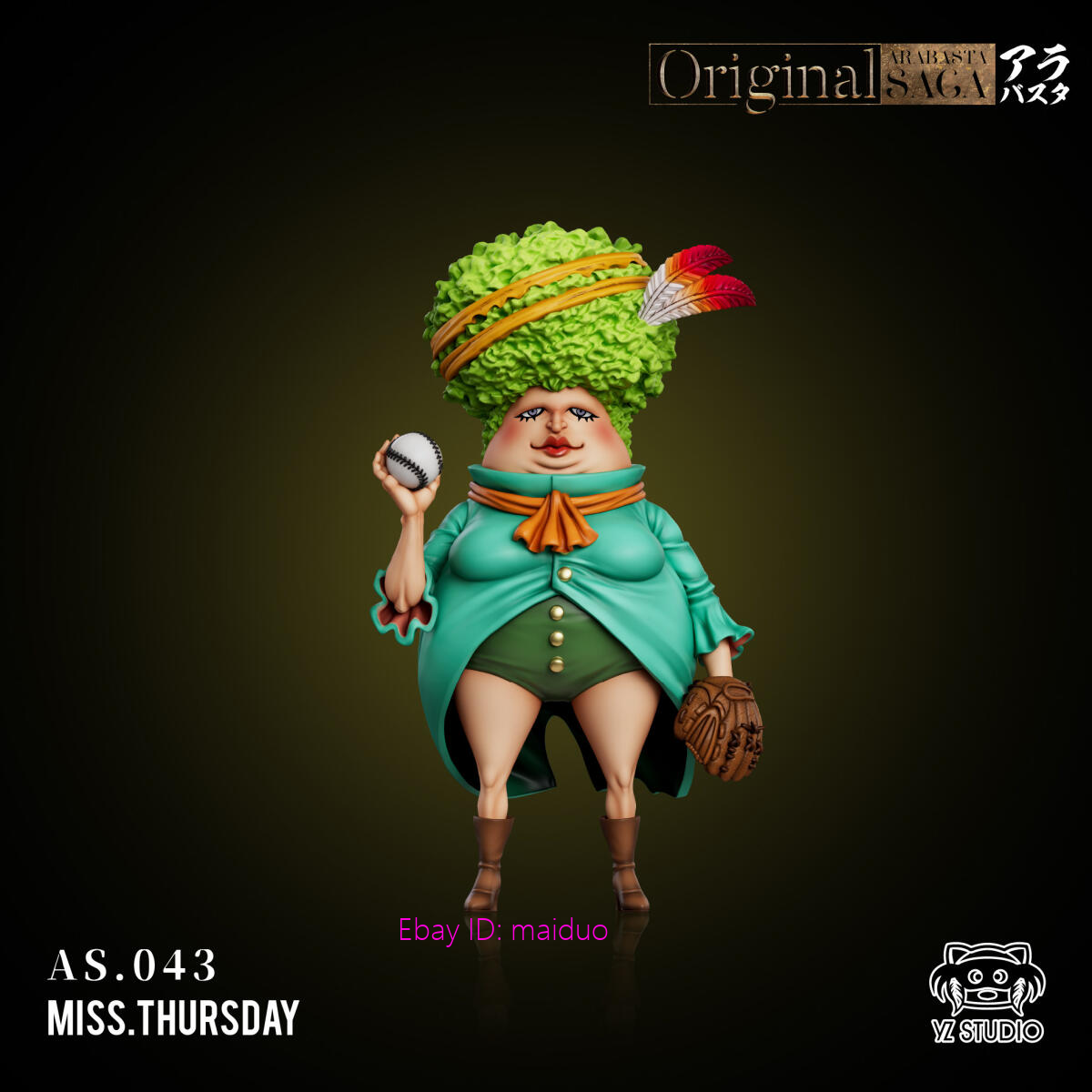 Ms. Thursday YZ Studio One Piece Resin Figurine Statue 10.4cm