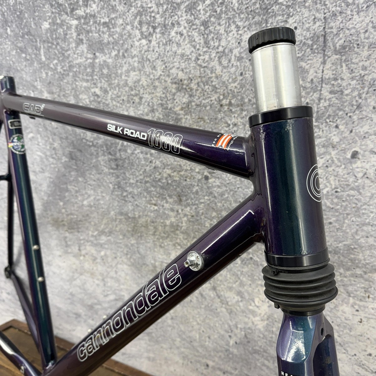 Vintage Cannondale Silk Road 1000 Frame 700c 60 135 Green Purple