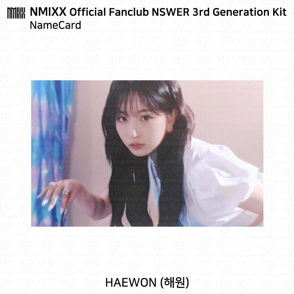 NMIXX Official Fanclub NSWER 3rd Generation Kit Photocard Postcard