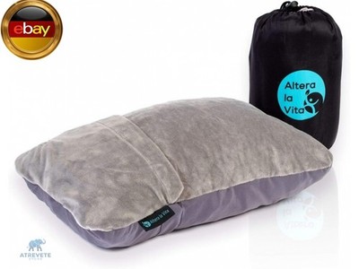 Altera la Vita Reise-Kissen Nackenkissen aus zerkleinertem Memory Foam -