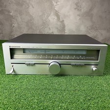 Vintage Kenwood KT-815 AM FM Stereo Tuner Silver Face HiFi Tested Working Japan