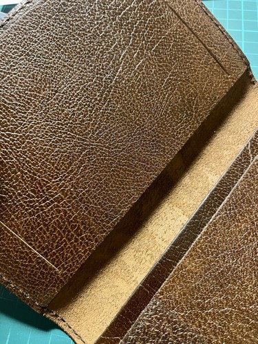 VTG Hoechst AG Dev. Henkel Farbwerke Wallet Scheckbuch Vinyl Reisepassetui - Bild 6 von 8