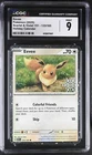 Eevee 133/165 Snowflake Stamp CGC MINT 9. Pokemon 2025 Holiday Calendar