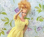 Magic Curl Barbie Doll 1981 Vintage #3856 In Original Dress Mattel READ