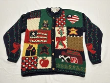 Eagle’s Eye Collectibles Vintage Women’s Cardigan Knit Sweater Size XL