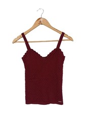 Q/S Top a uncinetto Donna Top Taglia IT 40 rosso stile casual