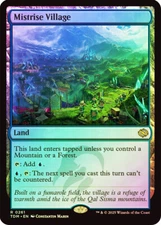 MTG FOIL Mistrise Village  - Tarkir: Dragonstorm #261