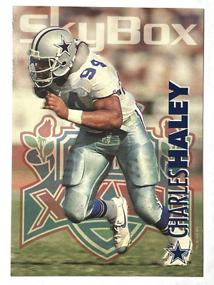HOF'er CHARLES HALEY Dallas Cowboys, 49ers 1993 Skybox Football Card #79
