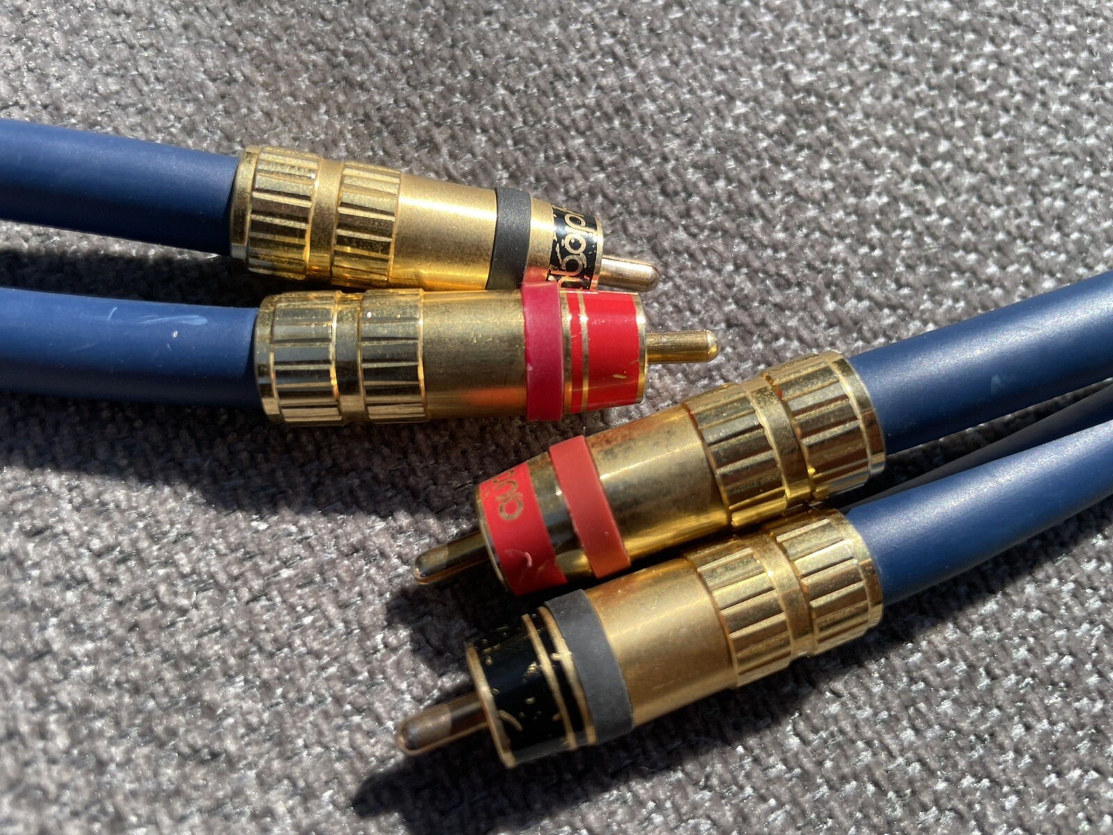 Audioquest Lapis 1.5 Meter Pair RCA Interconnect Cables eBay